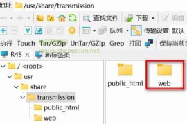 最新固件里transmission页面提示Couldn't find Transmission's web interface files错误